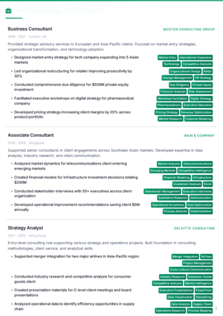 Authority Dark Theme CV - Page 2