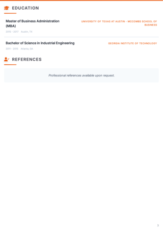 Compact Executive CV - Page 3